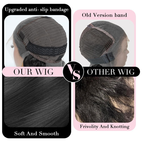 18-34 Inch 13x6 Lace Front Wigs Human Hair 200 Density Straight HD Lace Front Wigs Human Hair Pre Plucked 13x6 Lace Frontal Straight Human Hair Wigs for Women Glueless Wigs Human Hair