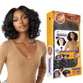 Sensationnel Curls Kinksandco Kinkyedges Wig - Kinky Body Wave 14 Inch 13X6 Lace Frontal Natural Kinkytexture Edged Hairline for Natural 3C to 4C Hair Textures (1B OFFBLACK)
